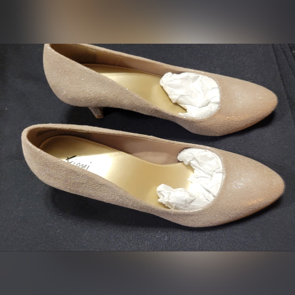 Fioni Champagne Heels, size 6.5, worn once!